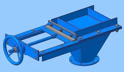 Затвор шиберный 3Ш-800х800-П 